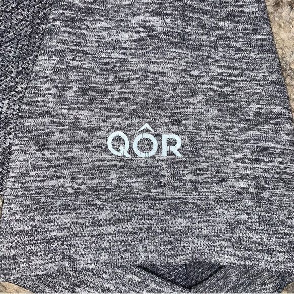 Qor Dark Heather Gray Performance Short Sleeve Shirts Small - Picture 8 of 9